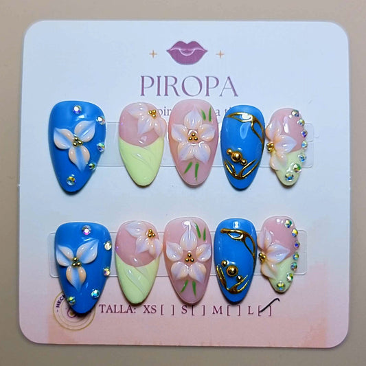 Set Cuento Mágico de Hadas — uñas press on glam hechas a mano