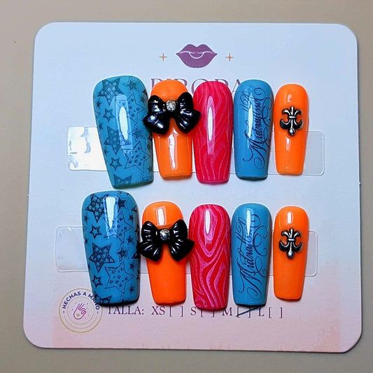 Set Sueño Mágico — uñas press on glam hechas a mano
