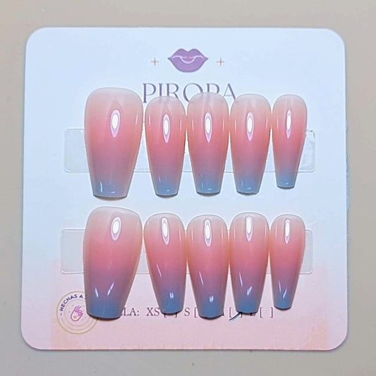 Set Horizonte Precioso — uñas press on glam hechas a mano